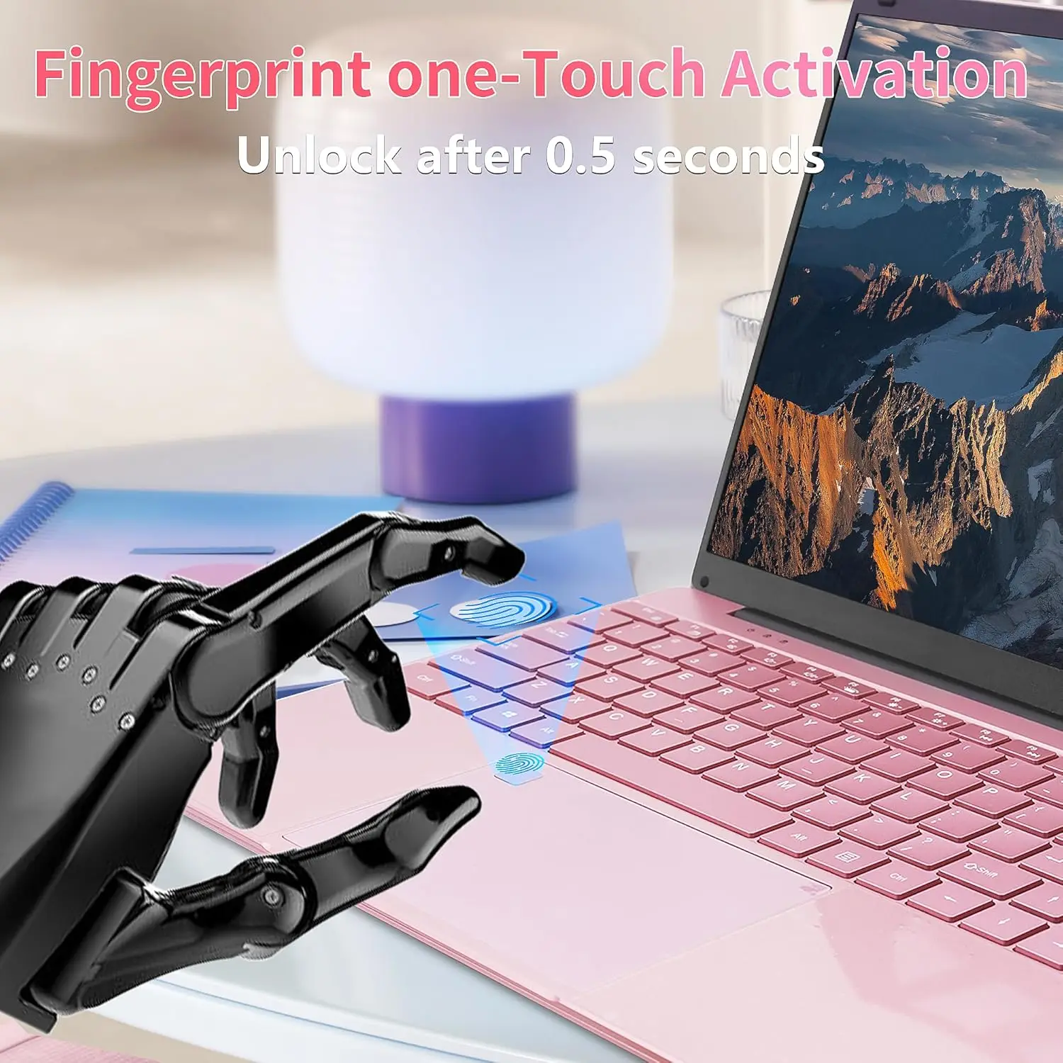 15.6" Laptop Computer Intel Celeron N5095 Notebook PC Gamer 16GB RAM 1TB 2TB SSD Office Study PC Windows 11 Pro 1080P Laptops