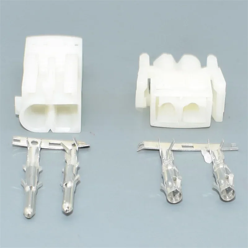 Shhworldsea-Connecteur électrique de fil de voiture, prise d'allume-cigare pour BMW, Laguna ette, 1 jeu, 2 broches, 3.5mm, 2-828816-1, 2-828815-1