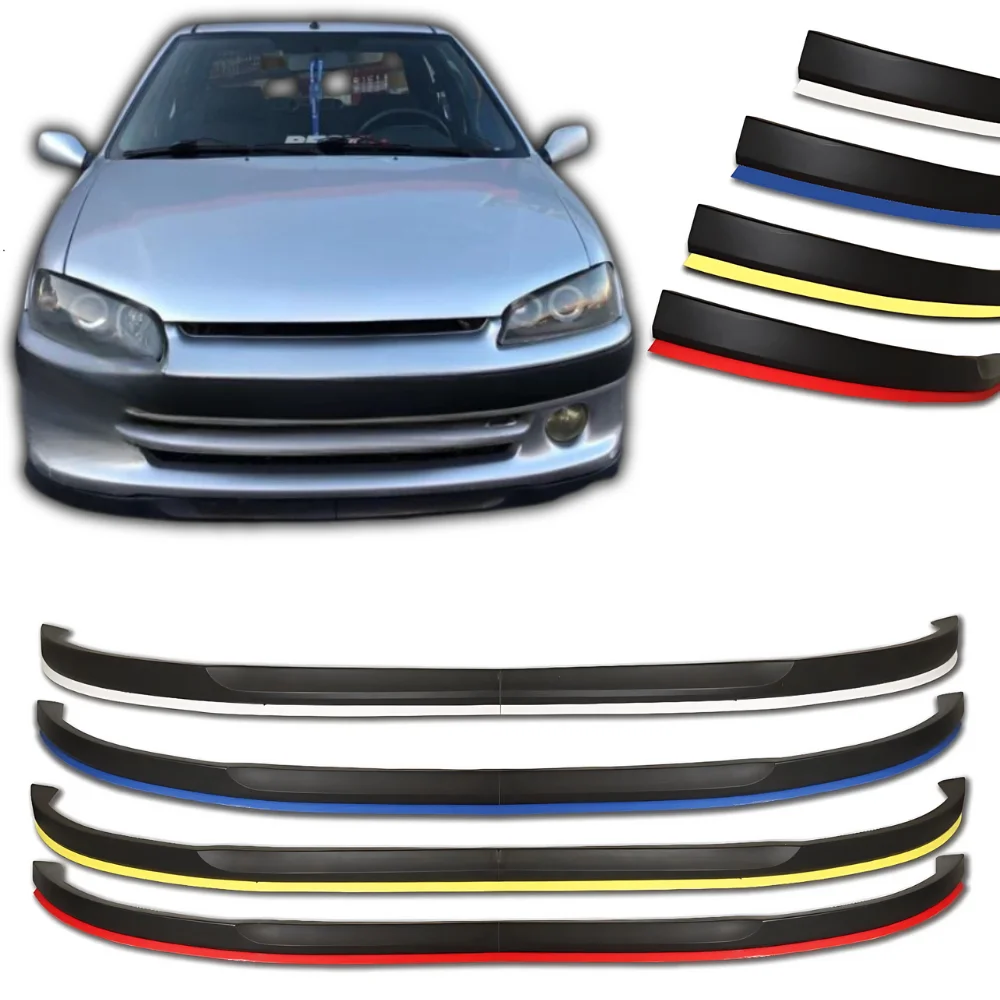 2 Pcs Front Bumper Lip For Peugeot 106 1991-2004 Body Kit Car Accessories Sport Spoiler Splitter Diffuser Bumper Exterior Parts