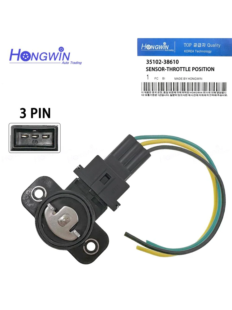 マスエアフローメーターMAFセンサー Compatible With Kia For Sportage 2.7L 2005 2006 TPSポジションセンサー Compatible With Hyundai For Sonata GLS Sedan 1999 200 TPS  Throttle Position Sensor For HYUNDAI Sonata Santa Fe Trajet Tiburon Kia  Optima Magentis 2.0 2.4 2.7 35102-38610 3510238610 - ...