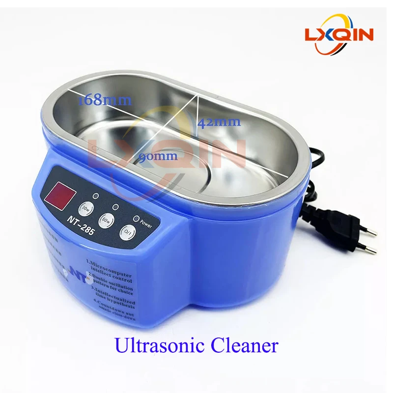 LXQIN Washing Machine Print head Ultrasonic Cleaner For Clogged/Blocked print Glasses Circuit Board Intelligent Cleaner NT-285