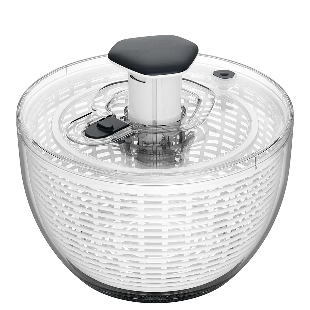 LMETJMA 6.3 QT Spinner do sałatek duża suszarka do sałaty Spinner jednoręczna łatwa naciśnij duża suszarka do warzyw mikser do sałatek podkładka JT251 — zdjęcie 2