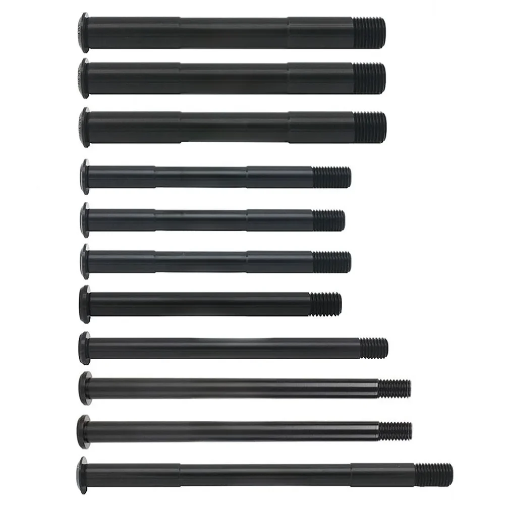 AliExpress Bike Bicycle Replacement Front/Rear Thru Axle 12/15mm 122-181L P1.5/P1.75 Quick Release Hubs Tube Shaft Skewers Part Accessories