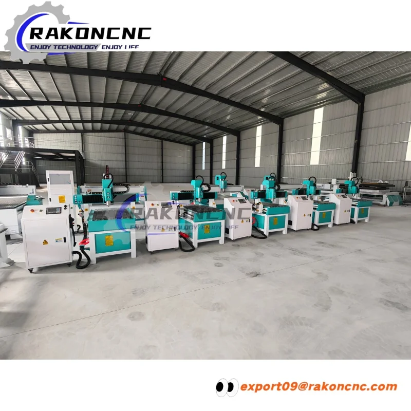Mini Size 6040 6090 CNC Router 1500w 2200w 3kw Spindle Water Tank Optional Metal Wood PCB Engraving Cutting Processing Machine