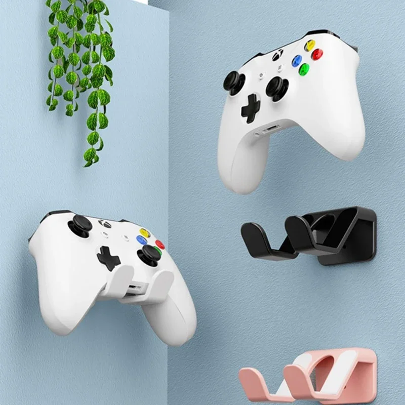 Suporte suspenso de parede para o controlador do jogo, universal headset hanger, prateleira de