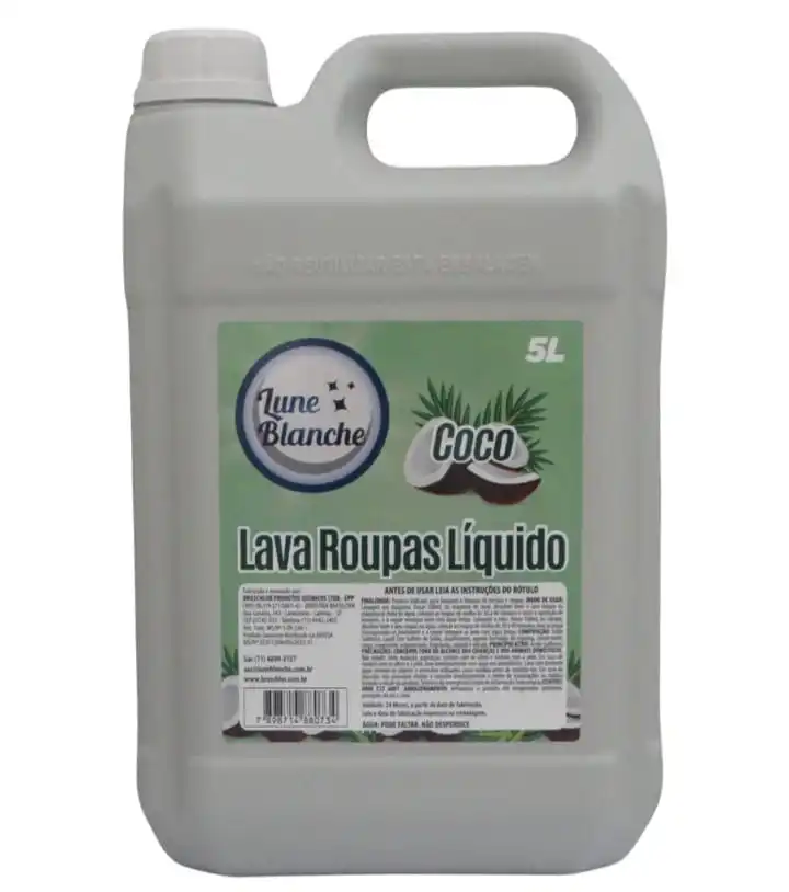 Lava Clothes Liquid Coconut Soap Lune Blanche - 5L