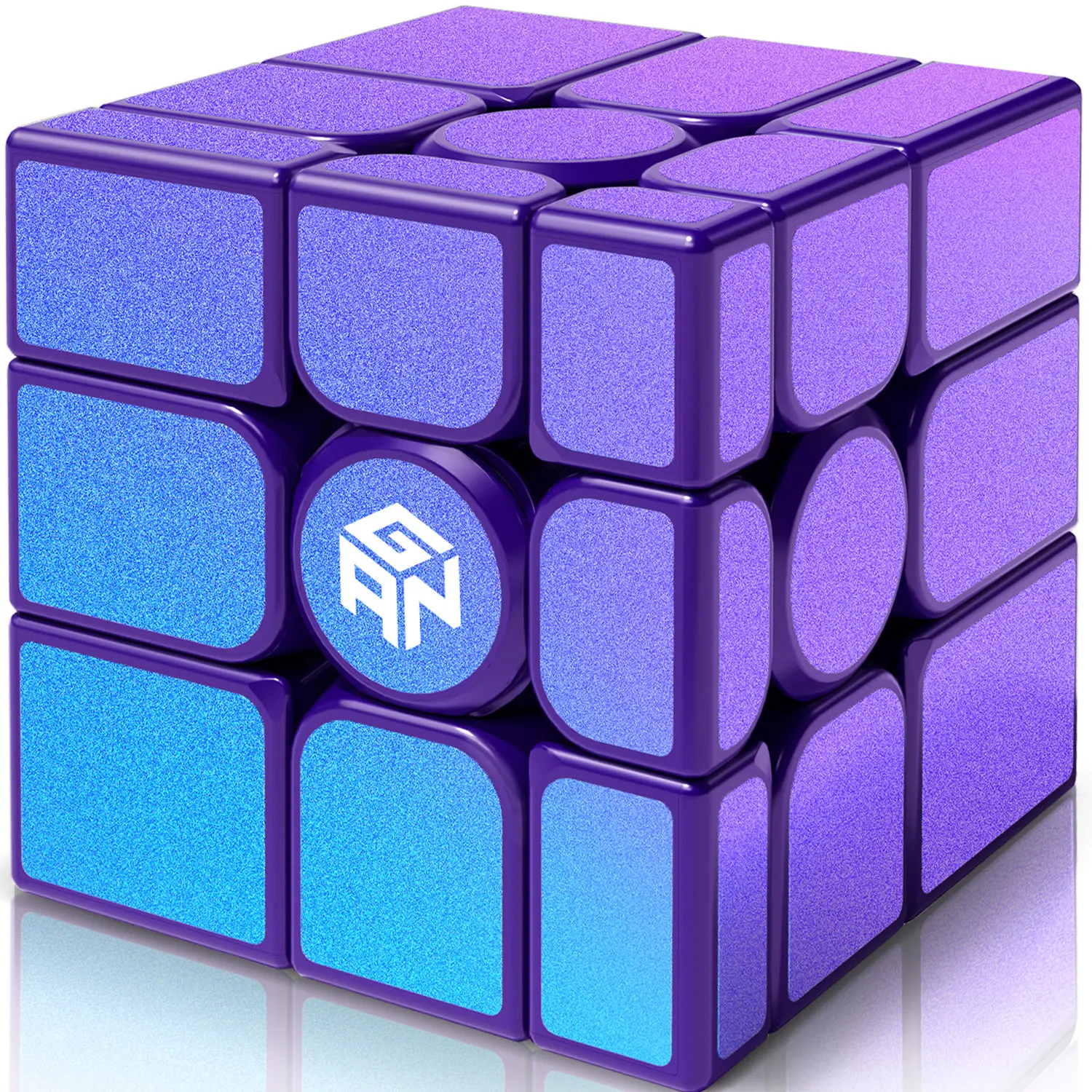 

GAN MirrorM 3x3x3, Magnetic Mirror Speed Cube Puzzle Game Toys for Kids Adult Cuber, Solve by Shape