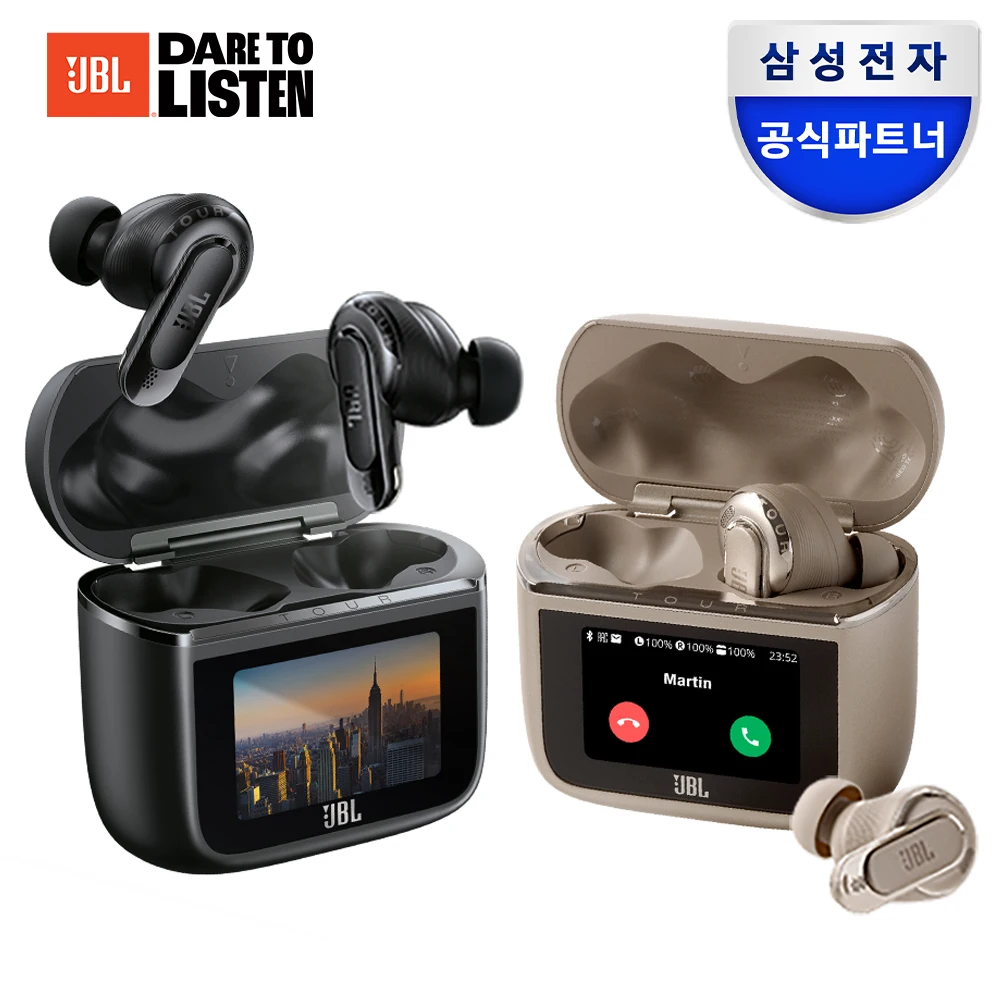 Samsung Official Partner JBL TOUR PRO3 Display Smart Case Noise Cancelling Bluetooth Wireless Earphone