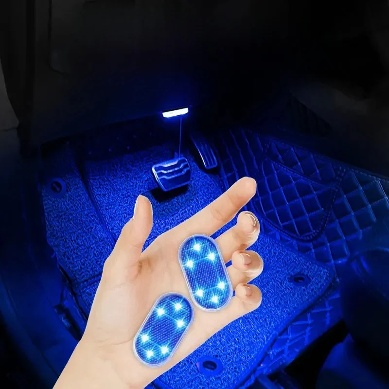 Car Touch Interior Light Hand Car Roof Velcro Ceiling Lamp Indoor Car Lighting Night Reading Light USB Charging Reading Lamp