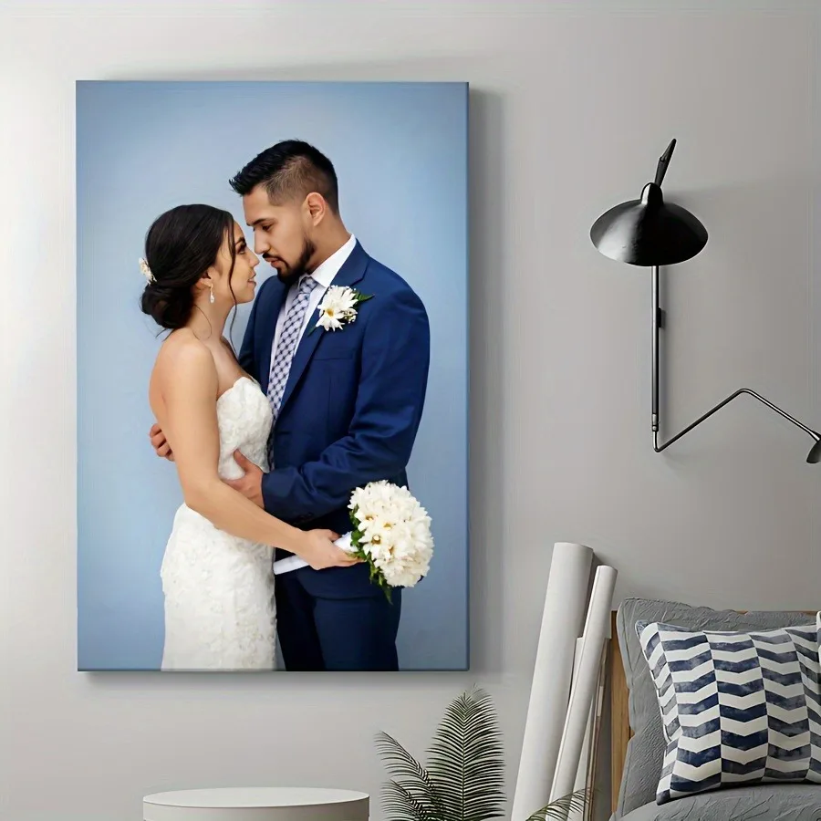 One Unique, Personalized Frameless Poster – Customizable Photo Print for cherished Memories like Family Moments, Weddings, and a