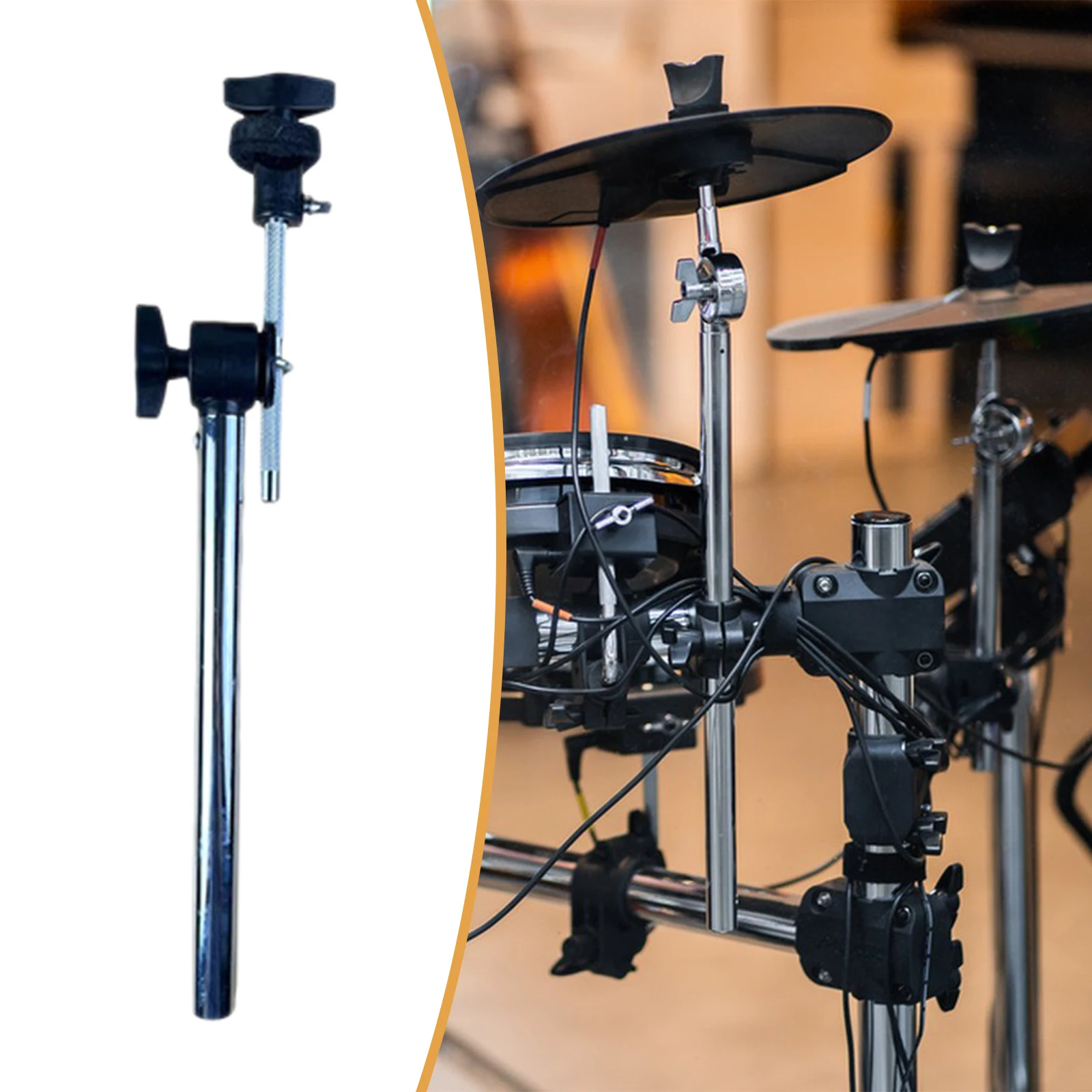 

Cymbal Arm Holder Attachment Drum Cymbal Clamp Cymbal Mounting Arm Mount Holder Hardware Music Instrument Accessories