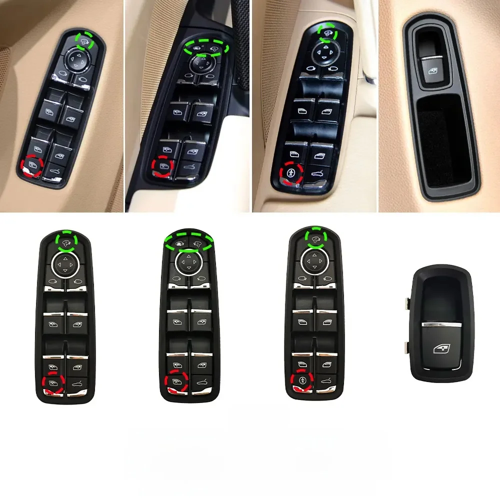 Pour Porsche Cayenne Panamera 2011-2016 voiture électrique maître interrupteur de fenêtre accessoire de remplacement 7PP 959858 RDML