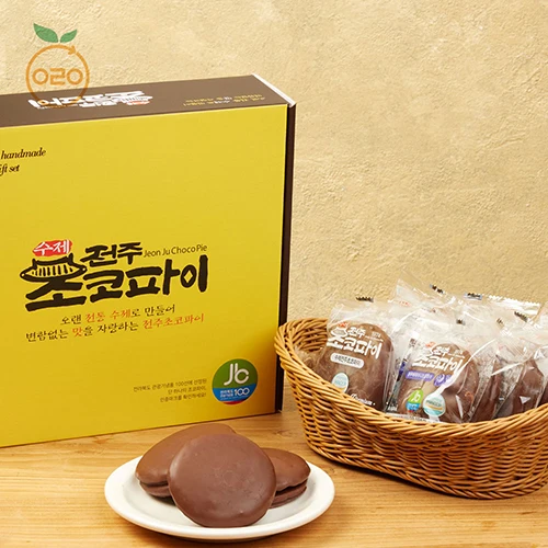 전주 한옥마을 수제 미니 초코파이 선물세트 10개입 전주초코파이