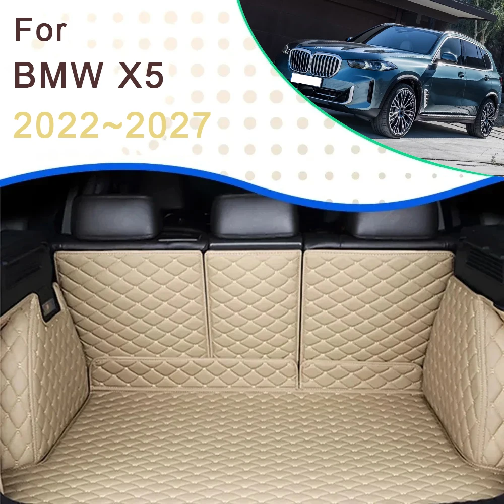 

Car Rear Trunk Mats For BMW X5 2022 2023 2024 2025 2026 2027 5seat Waterproof Mats Storage Pads Carpets Auto Accessories