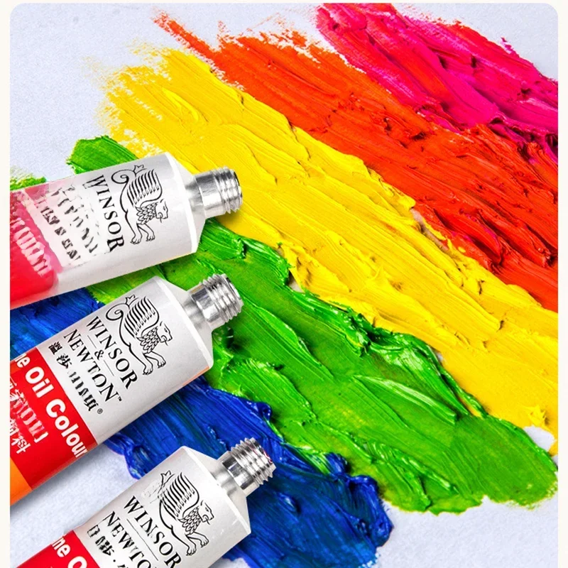 Winsor & Newton 45ml Farba olejna Pigment Tube Farba akrylowa Artysta Rysunek Graffiti Gwasz Tkanina Szkło Olej Woda Kolor Farba — zdjęcie 2