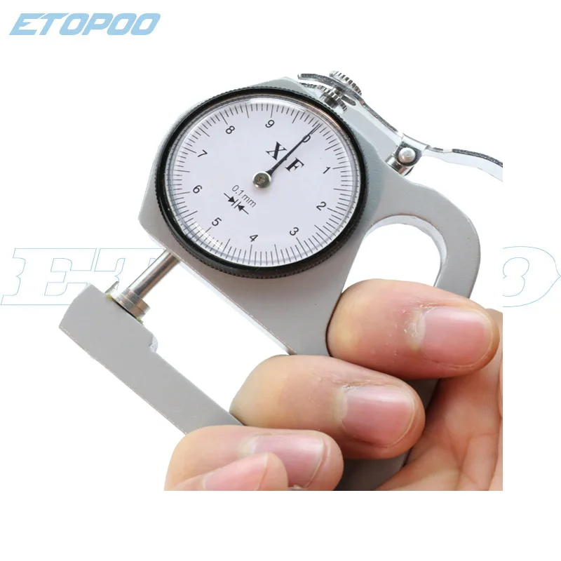 Imagem -05 - Esponja Digital Medidor de Espessura Medidor de Espessura de 127 mm Desktop Grande Cabeça de Medição Ferramenta de Medição 0.01 mm de Diâmetro