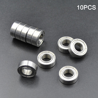 10pcs MR126 ZZ 6*12*4mm High Speed 1260 Miniature Bearing MR126 2Z Inner Diameter 6mm Ball Bearings