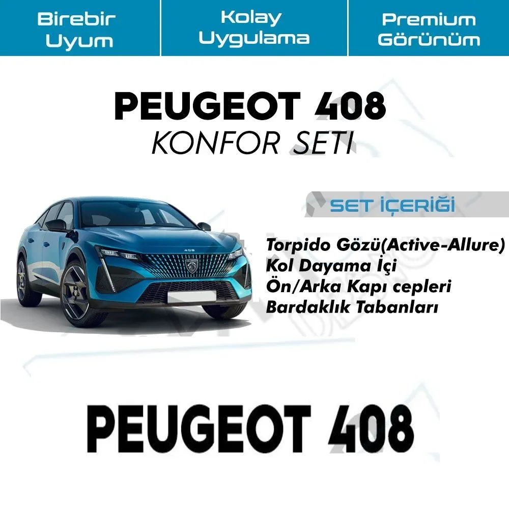 

For Peugeot 408 Soundproofing, acoustic insulated car vibration, acoustic foam, soundproof, noise muffler for cars