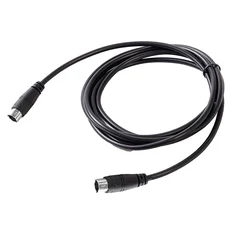 8 Pin Mini Din Cable / Lead, Extension Cable, Male to Male, Straight Wired, Both Side Molded