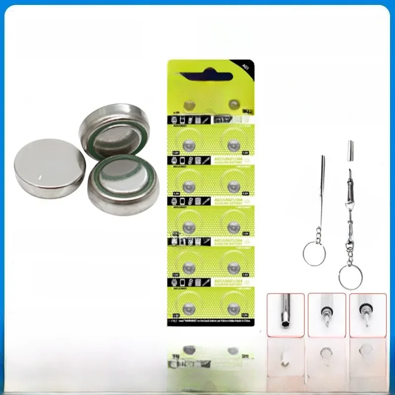 Batterie bouton alcaline LR621 AG1 1.55V, pile bouton SR621SW 364 164 SR60 363 621 SR621 L621 CX60 pour télécommande d'horloge de montre