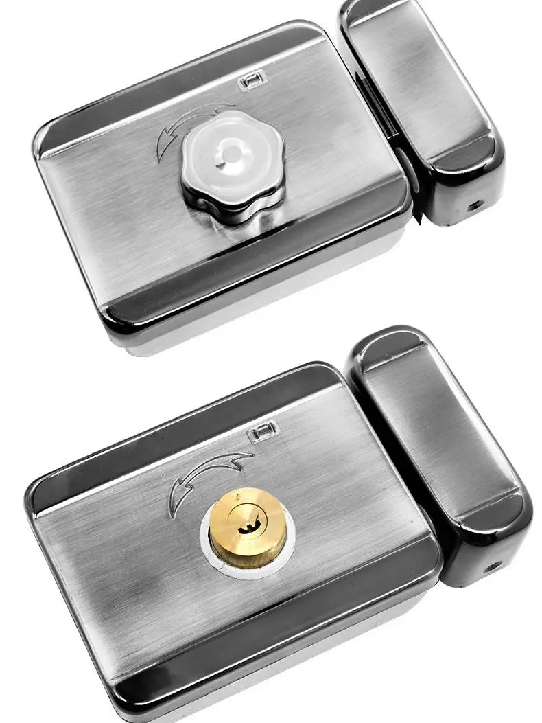 Serrure électrique en métal DC 12V, système de contrôle d'accès, serrure de porte électronique intégrée