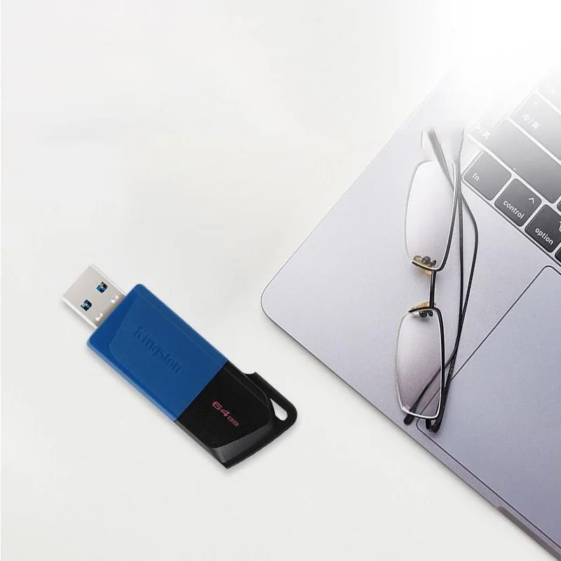 كينغستون محرك فلاش USB USB 3.2 Gen 1 محرك القلم 64 جيجابايت 128 جيجابايت 256 جيجابايت قرص فلاش ذاكرة مفتاح صغير الأصلي محركات USB Stick3.2 للكمبيوتر الشخصي