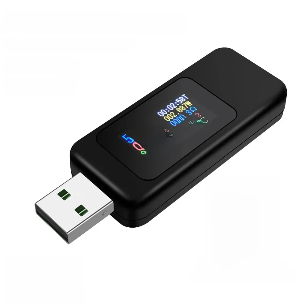 Tester USB 10 w 1 Cyfrowy woltomierz DC Amperimetro Miernik napięcia prądu Amp Volt Amperomierz Detektor Wskaźnik ładowarki Power Bank — zdjęcie 2