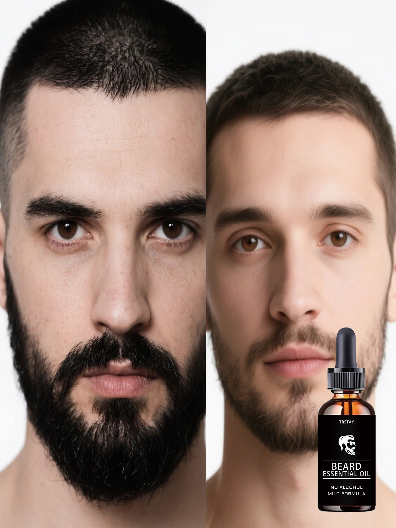 Moisturizing beard essential oil for dry beards to regain smooth texture and prevent hair loss with non greasy portable care sol - Image 4