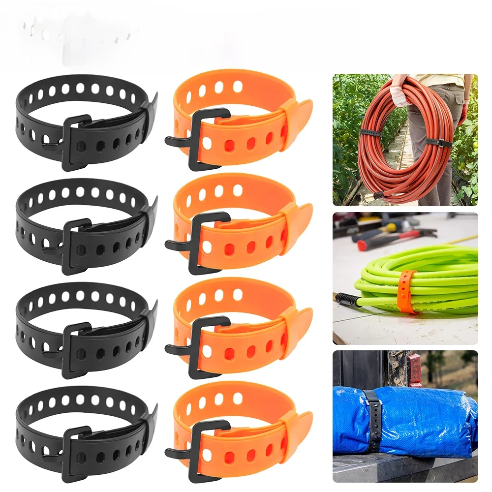 AliExpress NONE 1-5pcs Rubber Tension Strap Travel Tied Belt High Strength Cargo Belt Tie Down Luggage Lash Belt Strap Cargo Storage Belt Buckle