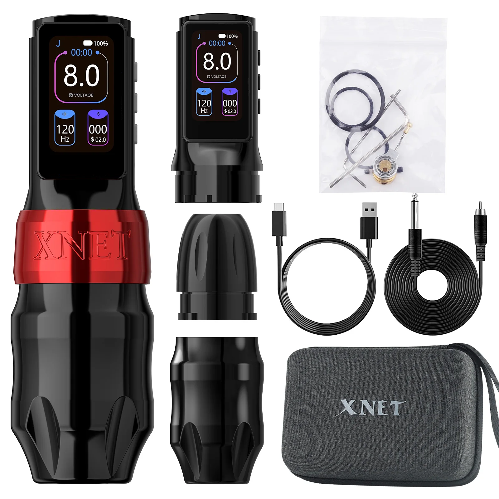 Xnet Titan Max ワイヤレスタトゥーマシン 12V 2400mAh