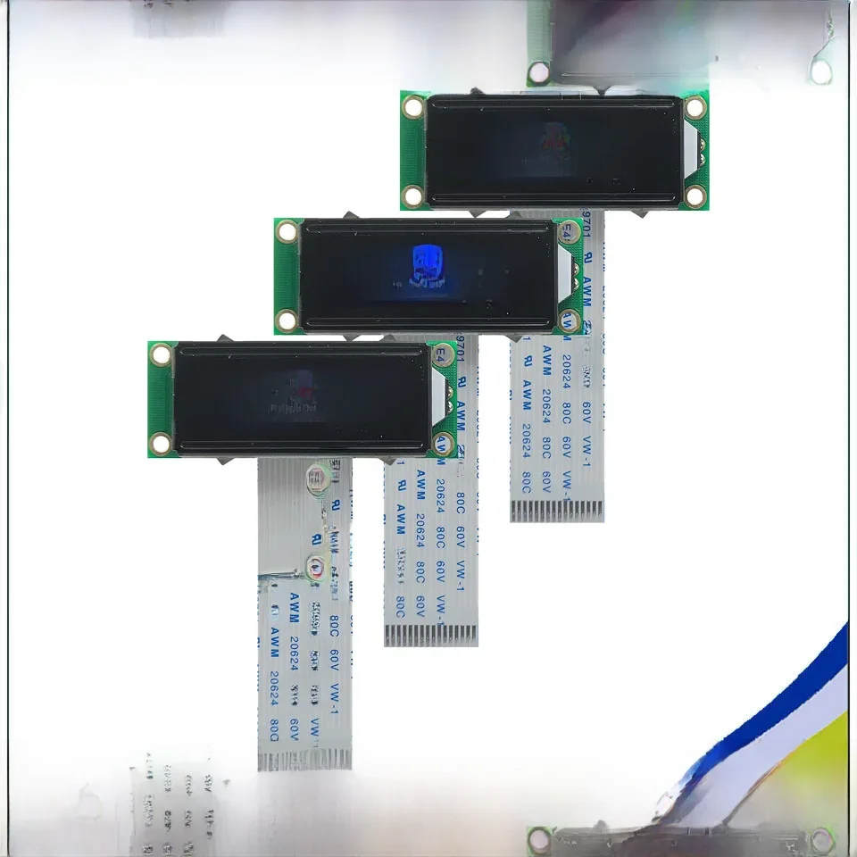 Surenoo 162 16X2 1602 Moduł LCD z mniejszym znakiem Ekran LCM STN Żółty Zielony Niebieski Ujemny Biały Żółty Podświetlenie LED — zdjęcie 2