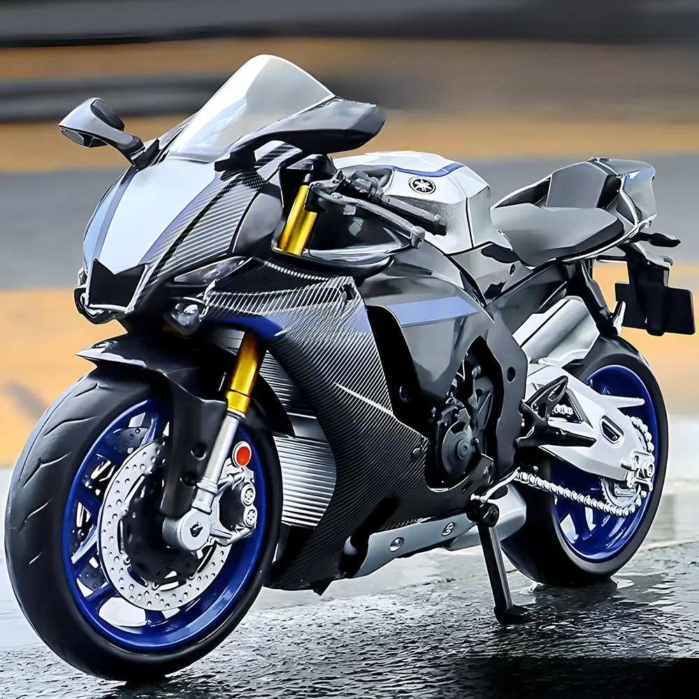 AliExpress MAKEDA 1/12 Scale Yamaha YZF-R1M Motorcycle Model Toy Alloy Diecast Simulation Models Motor Cycle