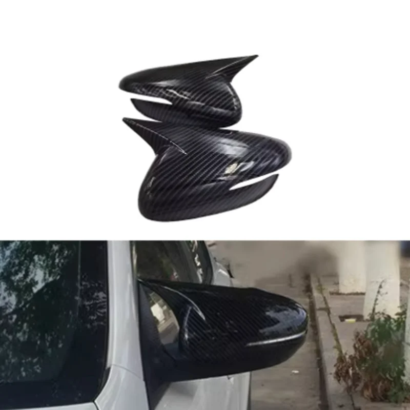 for Kia Forte Cerato Koup TD 2010~2013 ABS Car Rearview Side Mirror Cover Wing Cap Exterior Door Rear View Case Trim Accessories