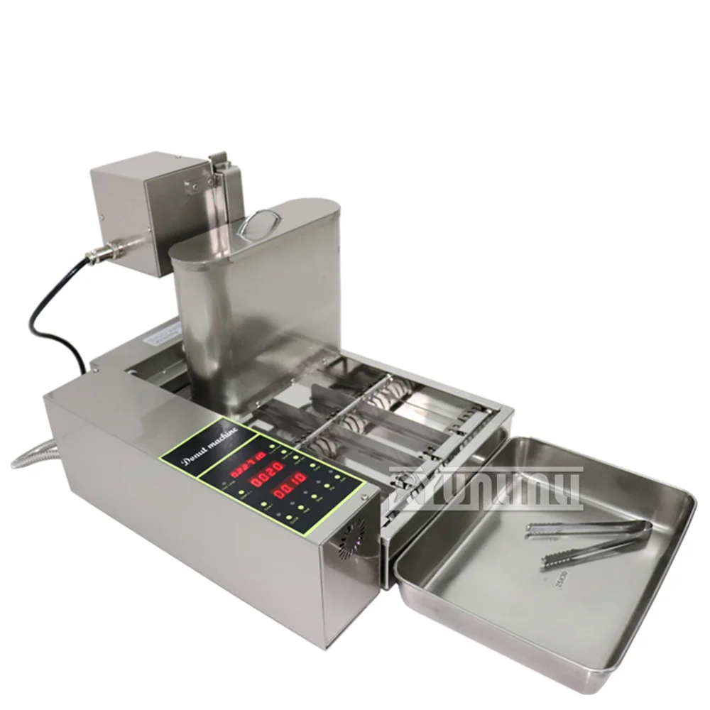 Machine de production de beignets entièrement automatique intelligente, machine de bureau, acier inoxydable, température constante