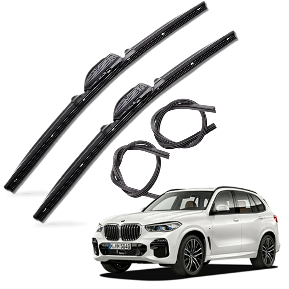 1 + 1 + 1 BMW X5 Pure Premium Wiper Brush Rubber