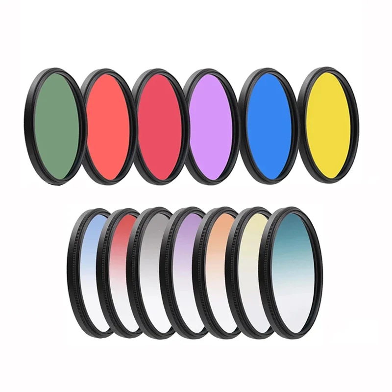 Special Effects Lens Filter Gradient/Full Color ND2/4/8/16/32 UV CPL FLD Star4/6/8 Close Up+2+4+8 For Camera GoPro Accessories