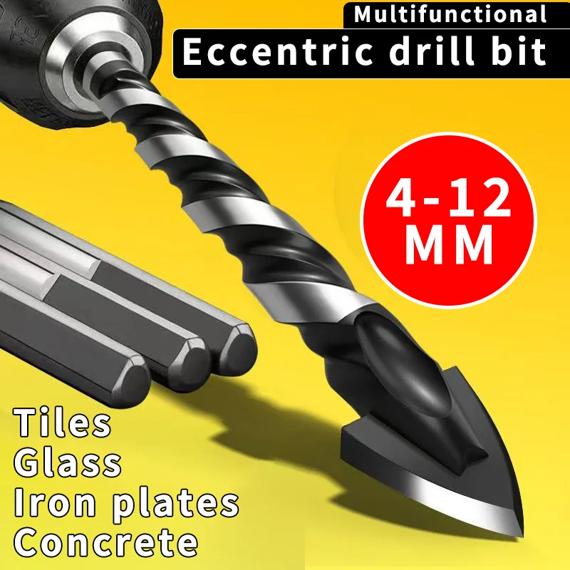 

Multi-Functional Triangle Diamond Drill Bit Set – Carbide & Tungsten for Ceramic, Tile, Concrete, Brick, Wood, Glass & Metal