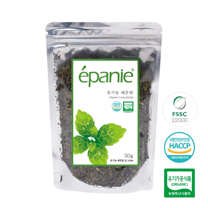 Esuci Organic Herb Lemon Balm Tea Refillable Pack 50g Leaf Tea