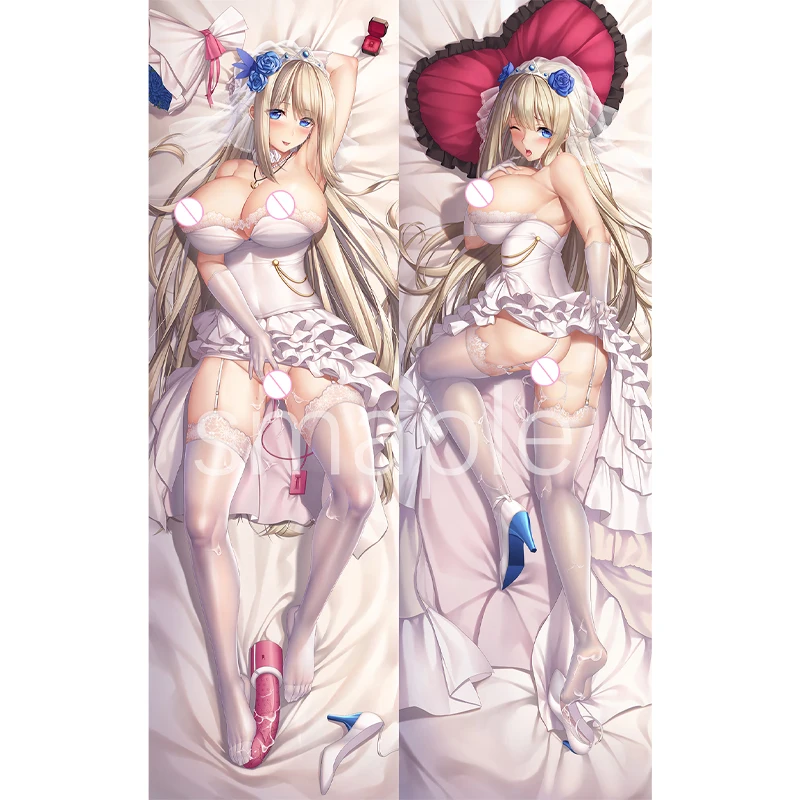 Dakimakura Anime Lexington Warship Girls Large Breasts Double Sided Print Life-size Body Pillow Cover Decoration