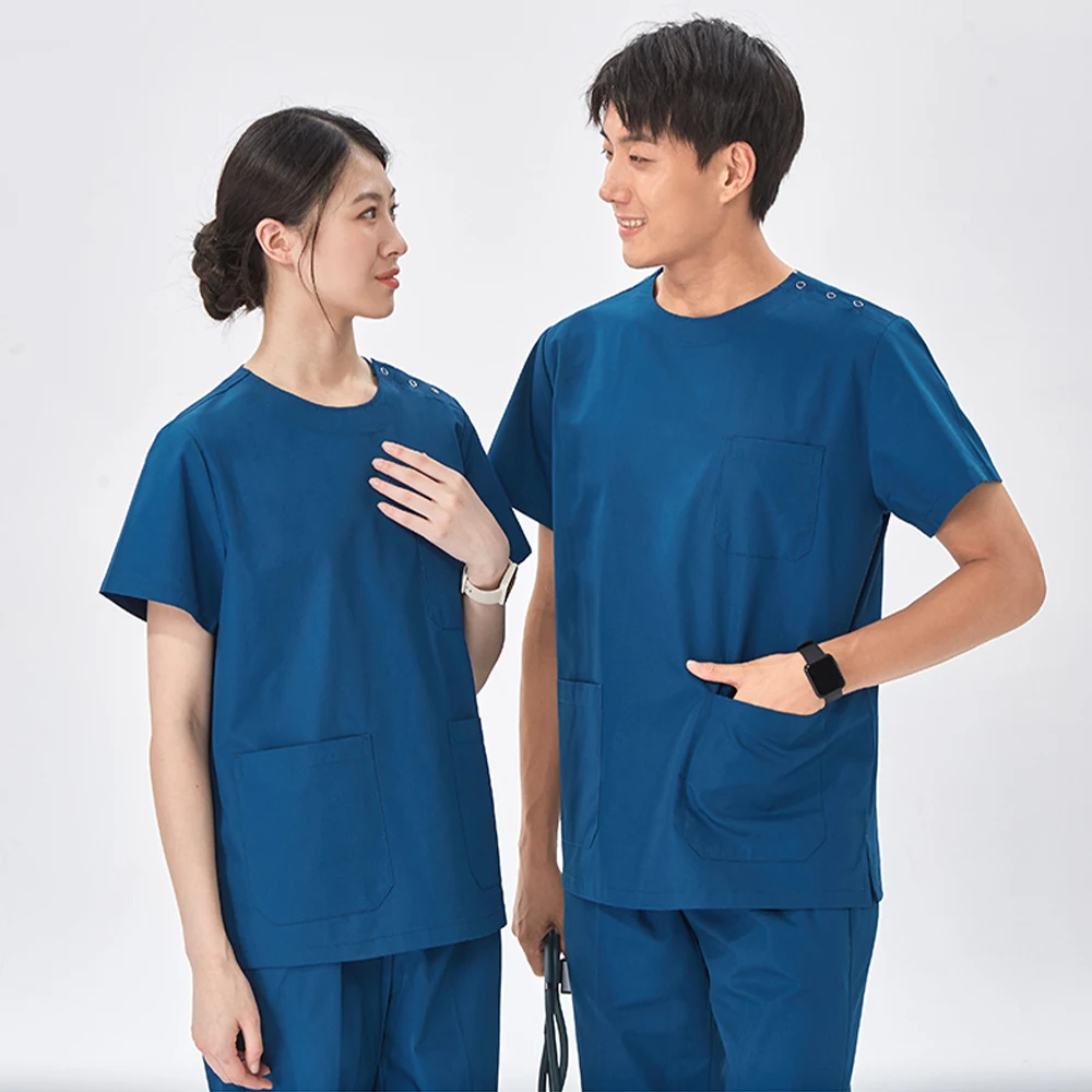 

Uniformes Quirurgicos Para Mujer Men Medical Uniform Scrubs Set Veterinario Surgical Workwear Medicine Hospital Nurse Uniforms