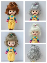 Парик для шарнирной Куклы Blythe Q-Baby JD813 1/12 1/8 1/6 1/4 1/3, оптовая продажа, дешевый размер от 4 до 5 дюймов до 11-12 дюймов, аксессуары для кукол