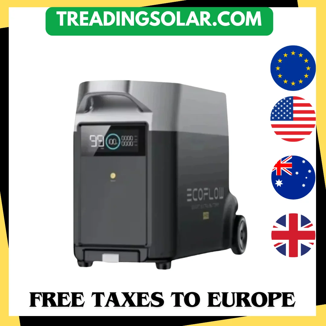 

EcoFlow 3600Wh DELTA Pro Smart Protable Extra Battery Capacity Expand DELTA Pro to 10.8KWh Fast Charging Home Backup Emergency