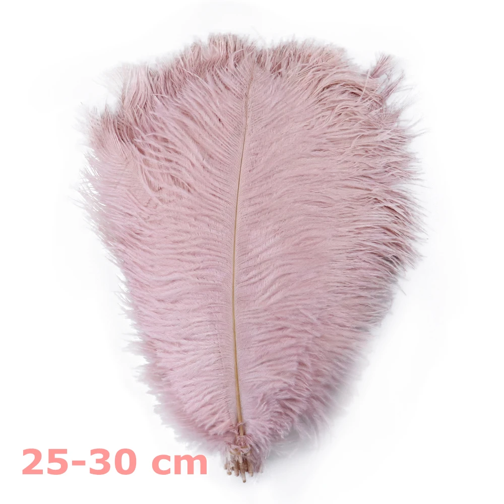 10 sztuk naturalne strusie pióro na akcesoria rzemieślnicze DIY stół weselny centrum Plumas strona dekoracja sceniczna 15-50CM luzem hurtownia