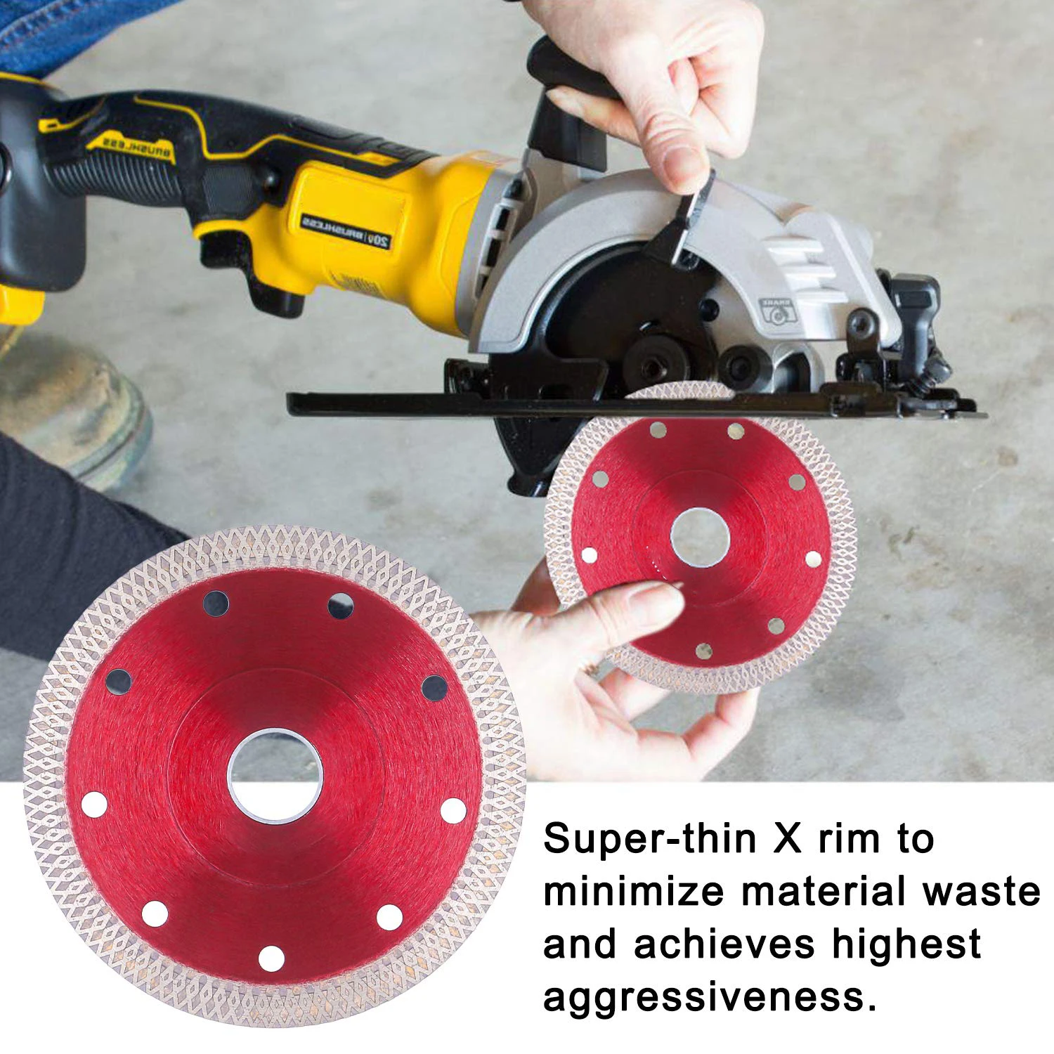 115MM Turbo Diamond Saw Blade Granite Marble Cutting Disc Porcelain Tile Ceramic Cutting Plate For Electric Angle Grinder