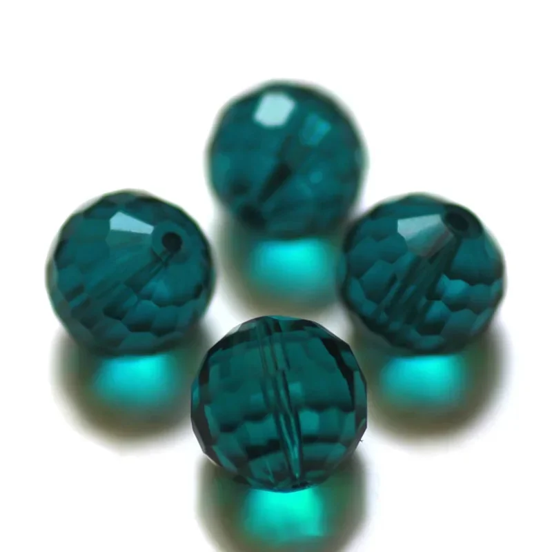 Aaa 96 Facetten Cut Bal Blauwe Kleur 8Mm Facet Crystal Glass Losse Spacer Ronde Kralen 200 Stks/partij Voor Sieraden maken Diy - afbeelding 2