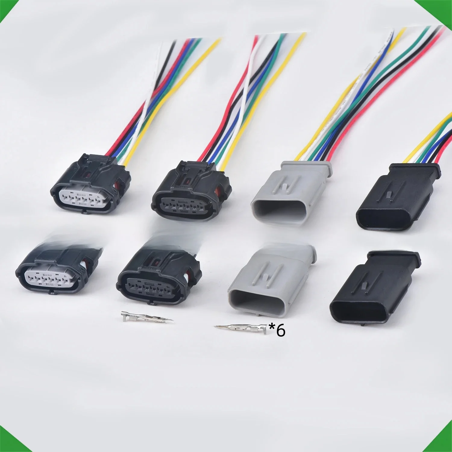 Connecteurs automobiles à 6 broches, pare-chocs avant et arrière, radar inversé, prise de pédale d'accélérateur 6189-7100 6189-1083 90980-12303 90980-12831 pour Toyota