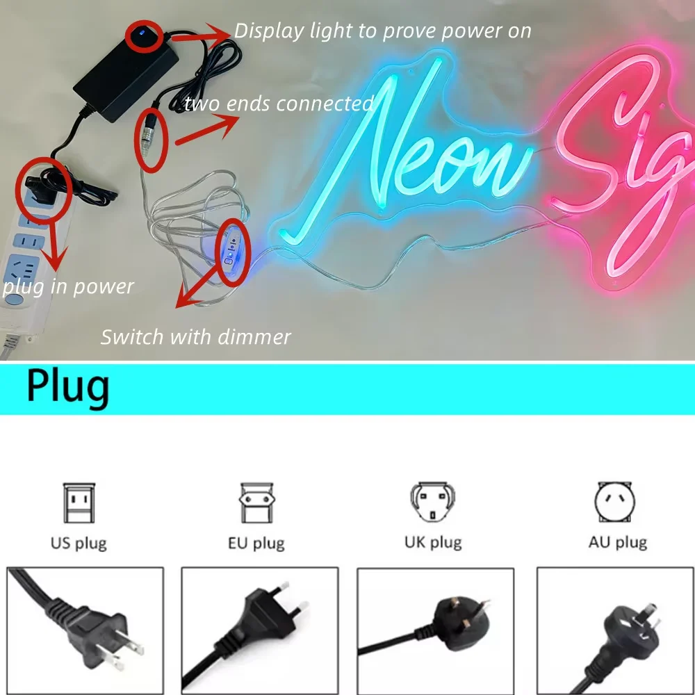 علامة نيون Give Em Hell Kid، لوحة فنية جدارية لغرفة اللعب، ضوء نيون مستوحى، علامة نيون مضحكة للفتيات، ديكور جدار غرفة النوم #6