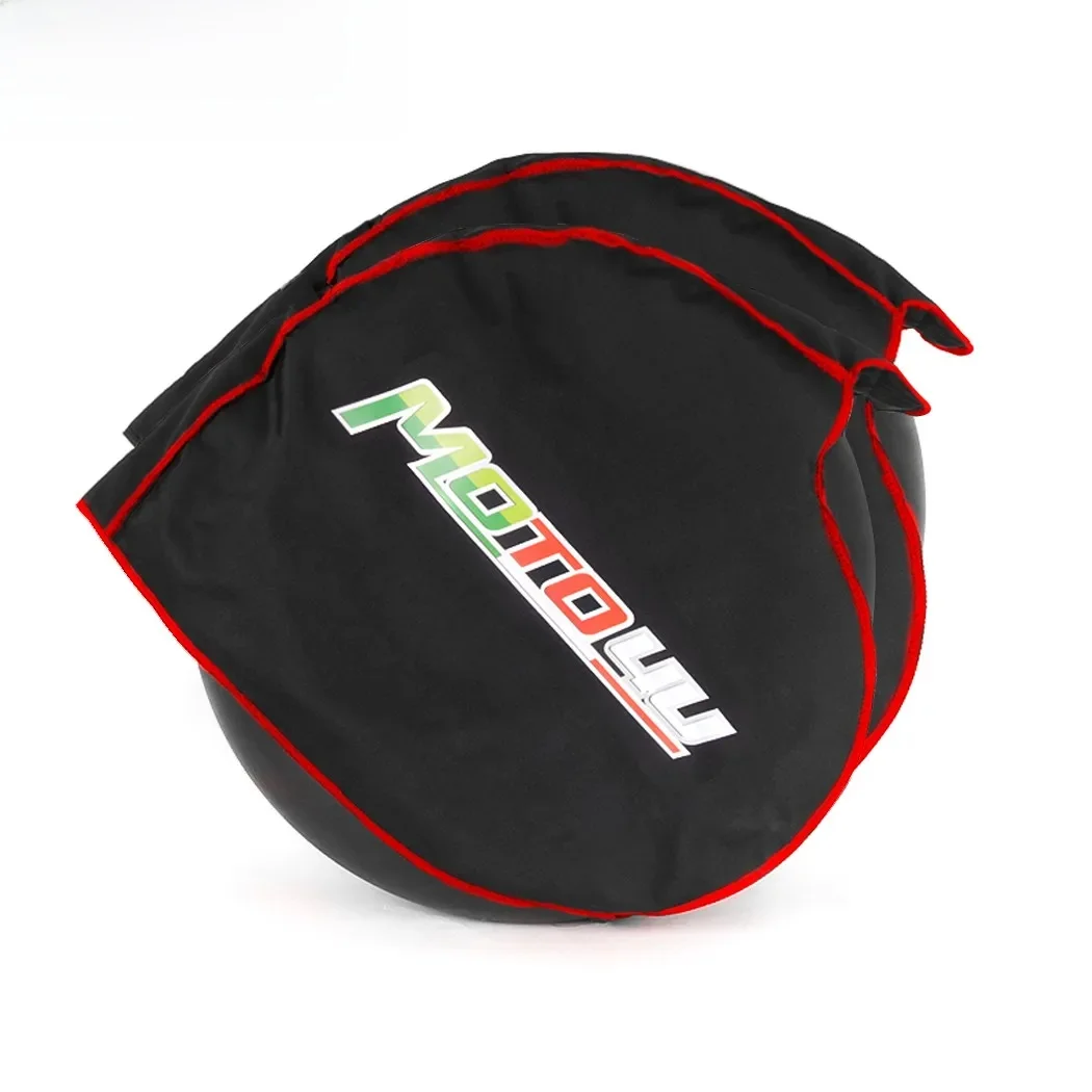 17 inch Dikker Band Warmer Fasten Verwarming Windstop Motorfiets Band Cover Met MOTO4U Logo Windscherm Warm Houden - afbeelding 2