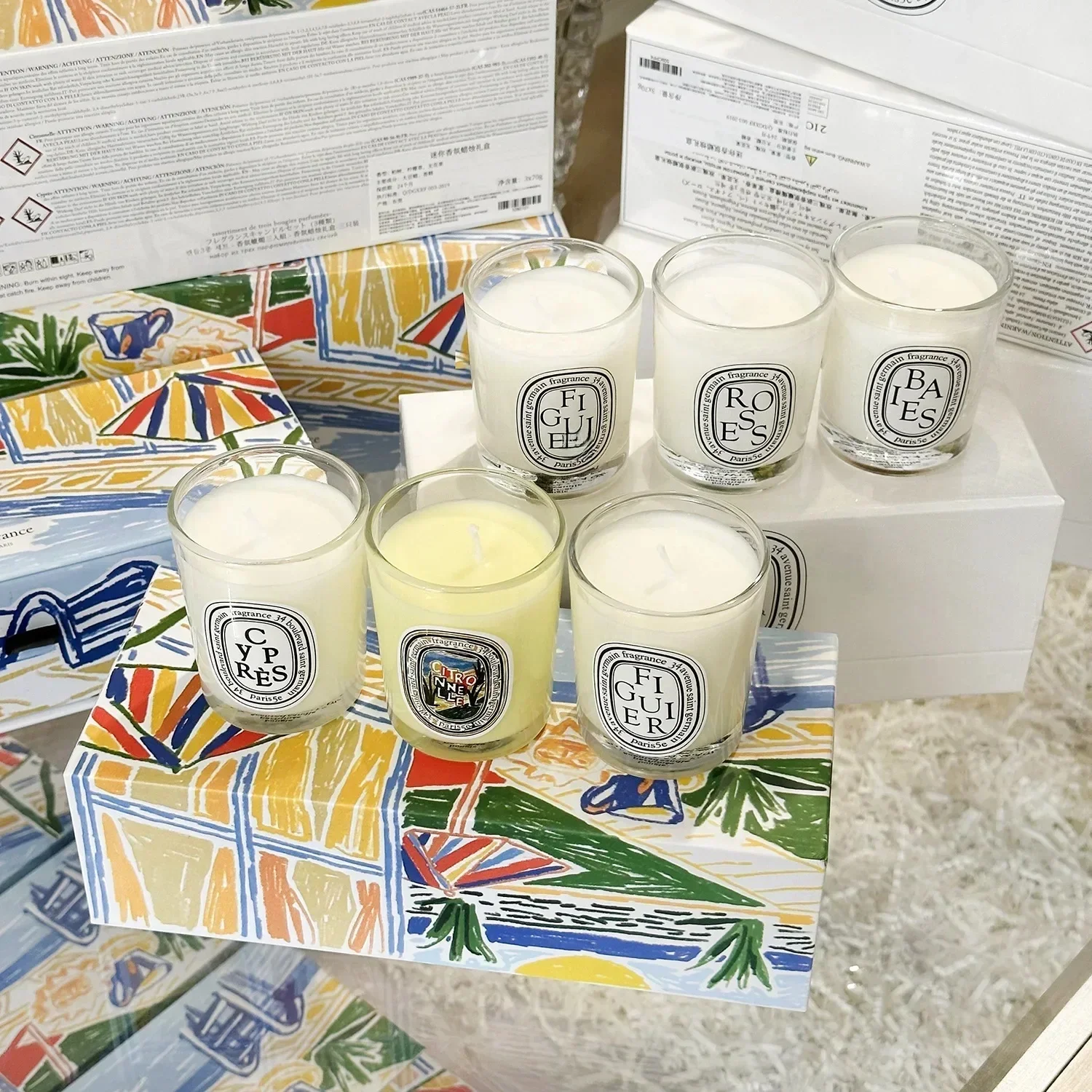 Aromatherapie kaars Natuurlijke plantaardige geurkaarsen Franse geur Fris en elegant Blijvende luchtgenoot Aroma Gift - afbeelding 2