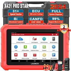 LAUNCH X431 PRO Elite STAR 2024 New Model 2 Year Free Update Fully Functional Bidirectional Scanner with CANFD&DOIP